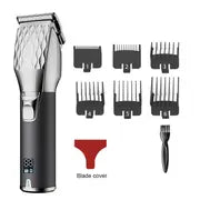 Professional Cordless Hair Clippers with LED Display
