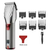 Professional Cordless Hair Clippers with LED Display