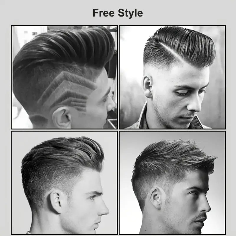 Professional Cordless Hair Clippers with LED Display